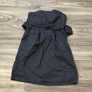 Elegant Black Strapless Dress